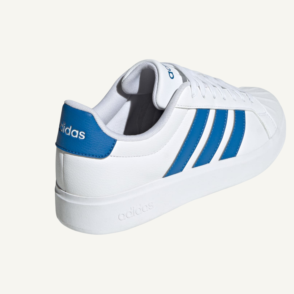 Adidas Men's White/Bright Royal Street Talk Sneakers, JP8280