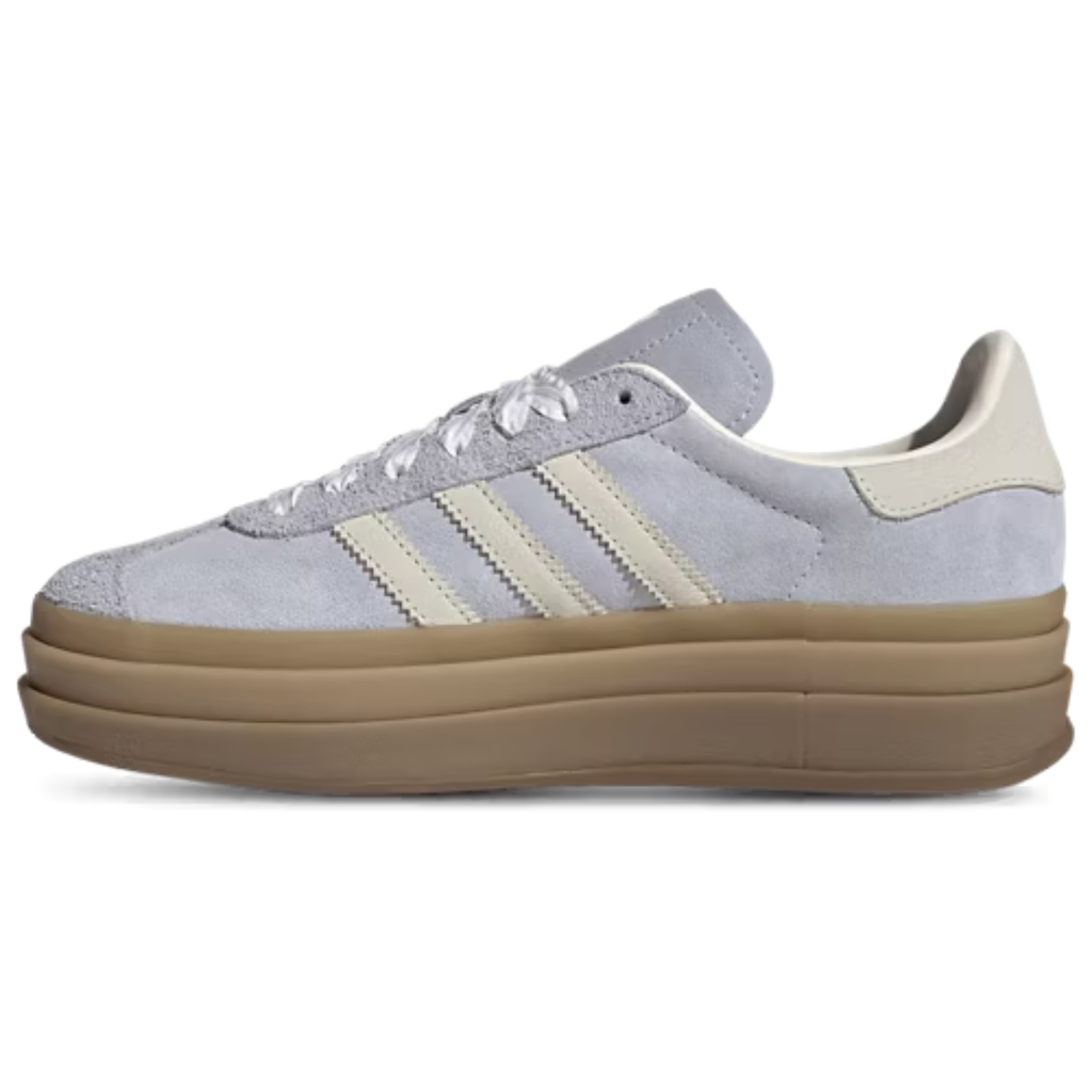 Adidas Originals Women's Blue/Cream Gazelle Bold Sneakers, IH4210