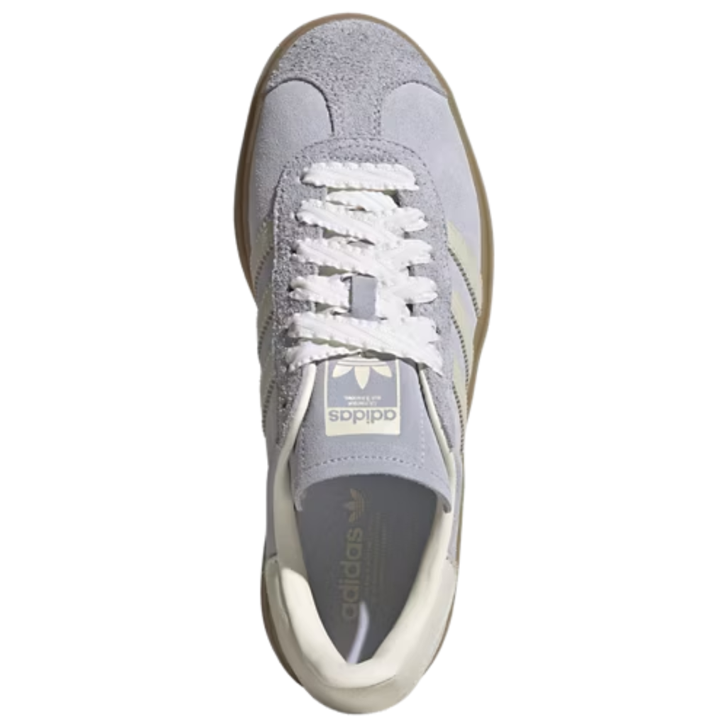 Adidas Originals Women's Blue/Cream Gazelle Bold Sneakers, IH4210