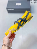 ASICS Onitsuka Tiger MEXICO 66 Yellow Mary Jane Sneakers