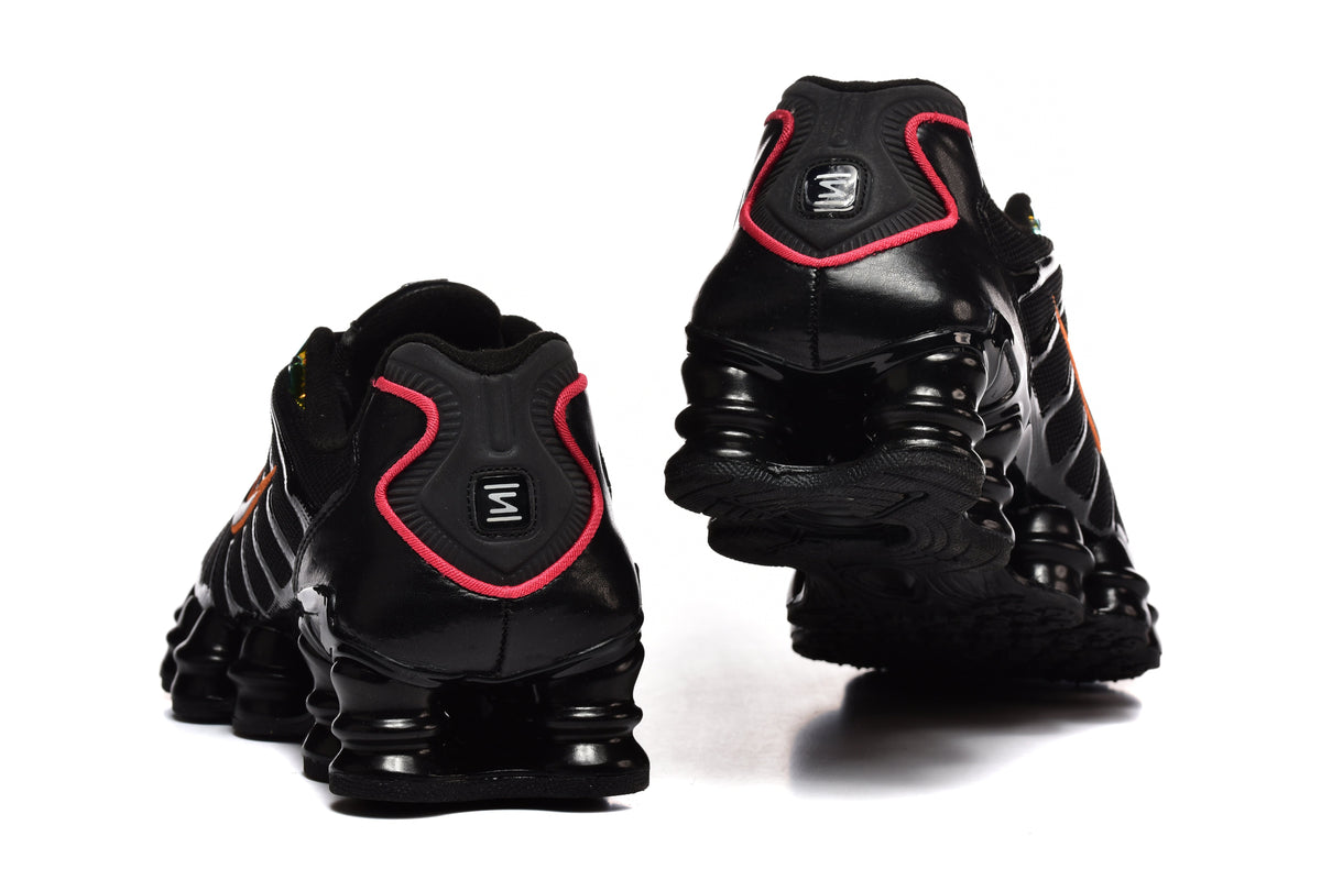 Nike Shox TL Black and Orange Sneakers