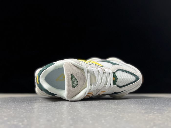 New Balance U9060AGG Sneakers in White, Green and Yellow