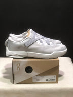 On Cloudnova Moon Sneakers in White and Gray