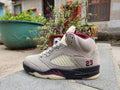 Jordan 5 Retro Sneakers Grey and Burgundy