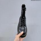 Dr. Martens Black Platform Lace-Up Ankle Boots