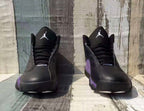 Jordan 13 Black and Purple Men's Sneakers