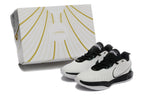 Nike 870-17 White and Black Basketball Sneakers