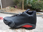 Jordan 14 Men’s High-Top Sneakers in Black, Blue and Iridescent