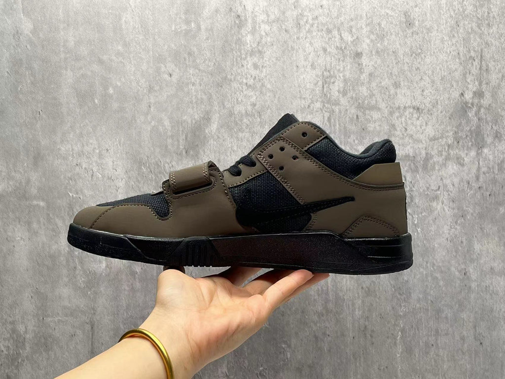 Nike Air Jordan 1 Low Travis Scott Black Brown Sneakers