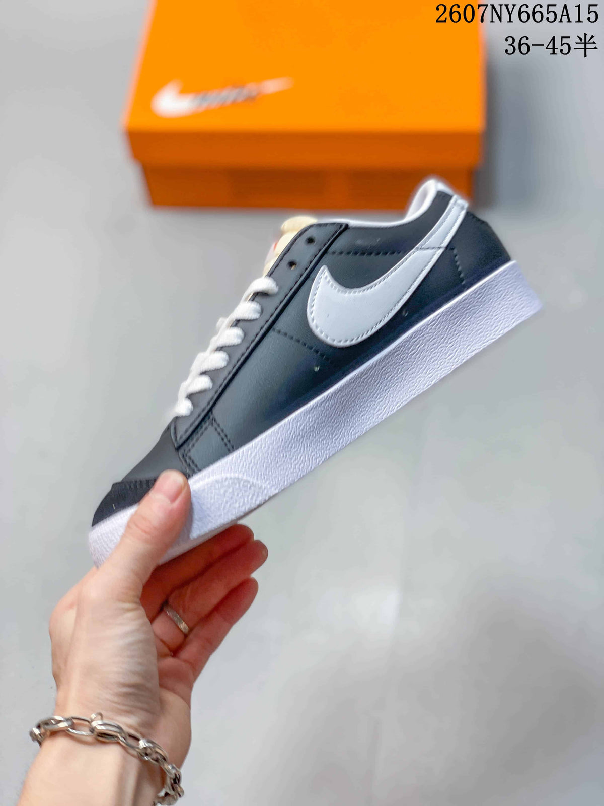 Nike Blazer Low Premium Black White CI9888-001 Sneakers