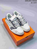 Jordan Air Jordan 1 Low OG SP Sneakers, White and Denim Print