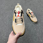 Jordan Spizike Low AJ3.5 Sneakers in Tan and Gold