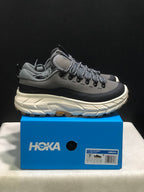 HOKA Tor Summit Trail Shoes in Gray and Black