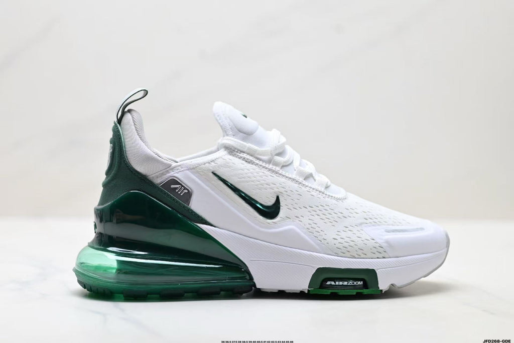 Nike Air Max 270 White and Green Sneakers IO9884-109