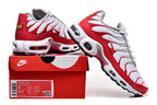 Nike Air Max Plus White and Red Sneakers F6224-101