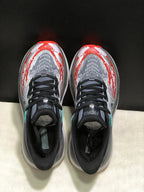 HOKA Stinson 7 Trail Running Shoes Gray Red