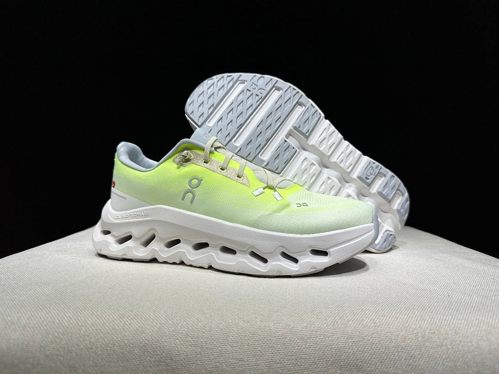 On Cloudtilt Sneakers in Lime and Ivory