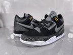 Nike Air Jordan 3 Retro Black Grey Sneakers