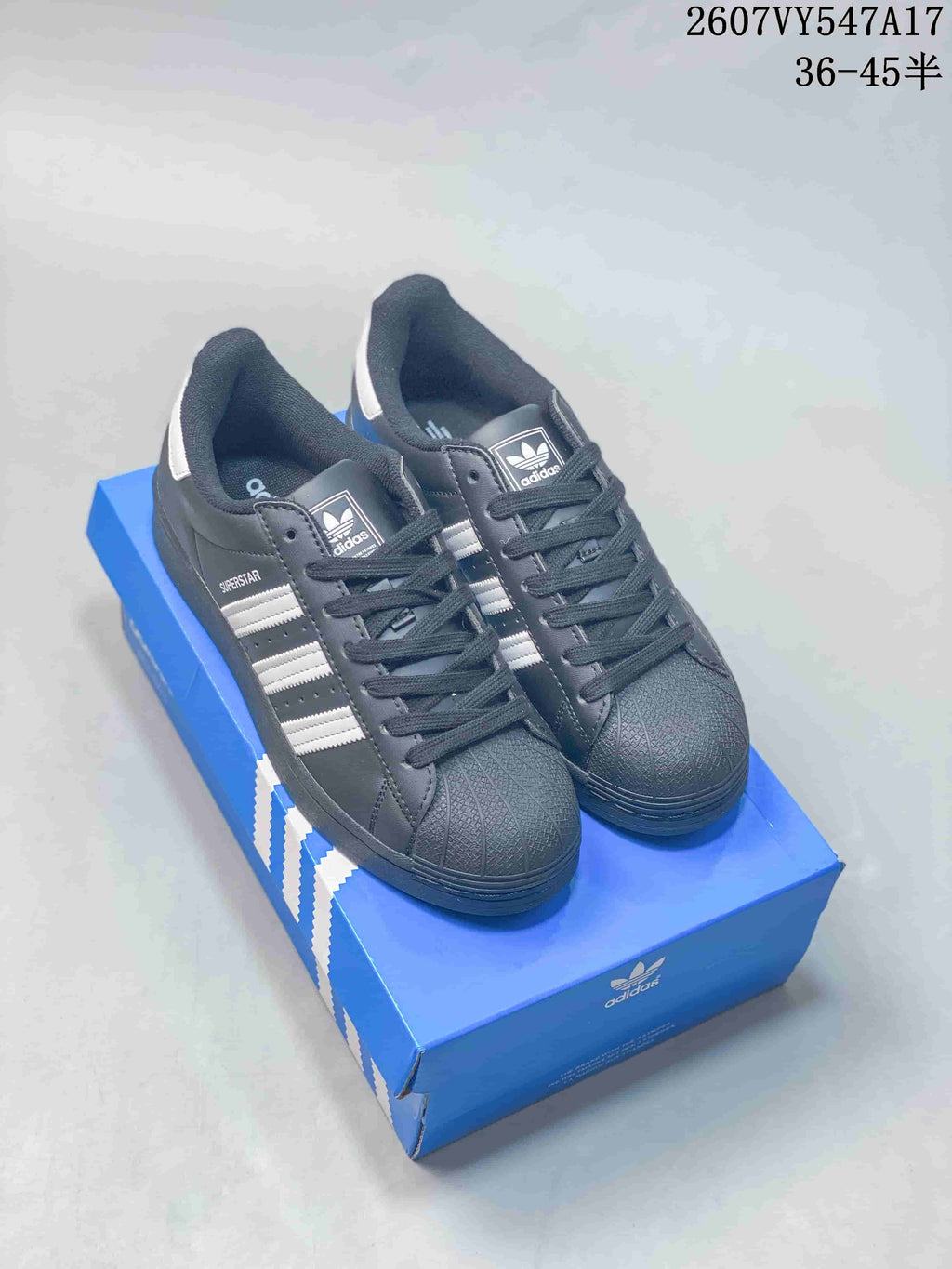 Adidas Originals Superstar Sneakers Black and White