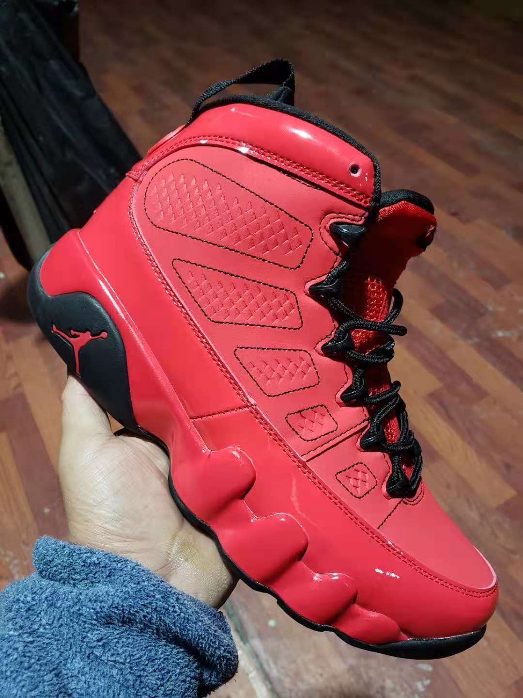 Jordan 9 Red Bull High-Top Sneakers