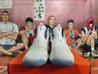 Nike Hyperdunk Basketball Shoes, White, Yellow and Purple