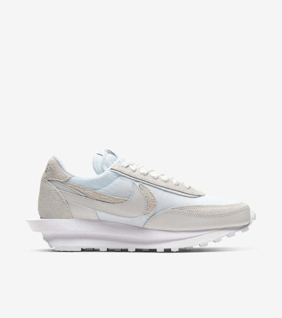 Nike x sacai LDV Waffle White Nylon Sneakers BV0073-101
