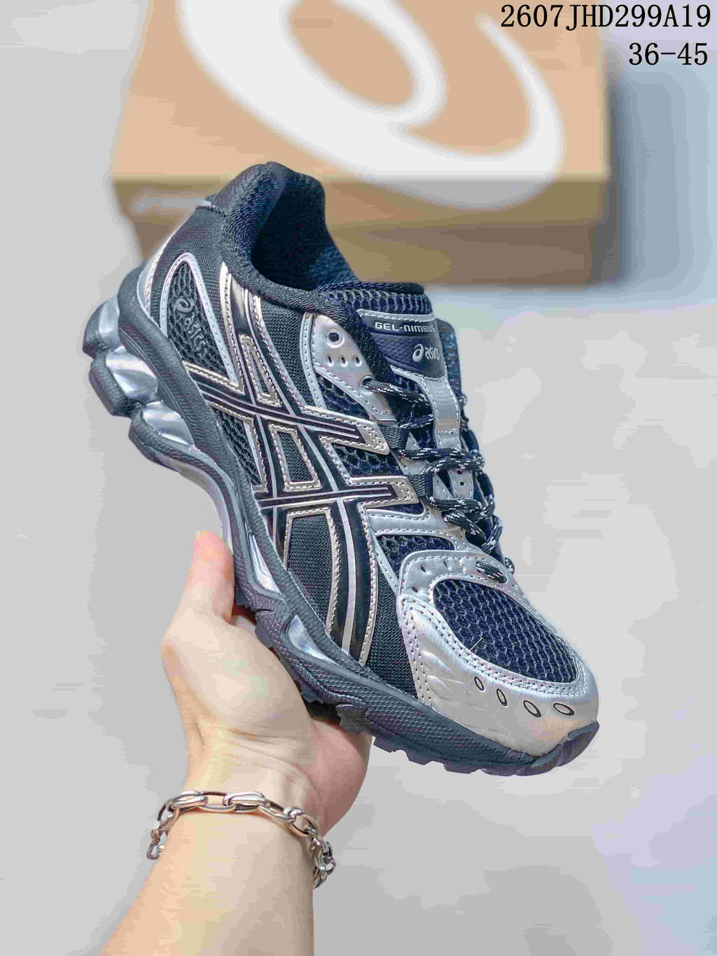 ASICS Gel-Nimbus 10.1 Sneakers Black Silver 2607JHD299A19