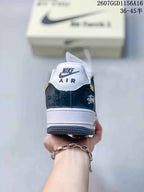Nike Air Force 1 Black White Sneakers 2607GGD1156A16