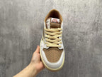 Jordan 1 Low Travis Scott Mocha Pink Sneakers