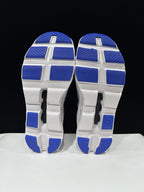On Cloudmonster Running Shoes, Navy and White