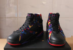 Air Jordan 7 Retro Black Colorful High-Top Sneakers