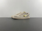 Air Jordan 1 Low Cream and Gold Sneakers FN5032-200