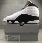 Air Jordan 13 Retro He Got Game White Black Red Sneakers