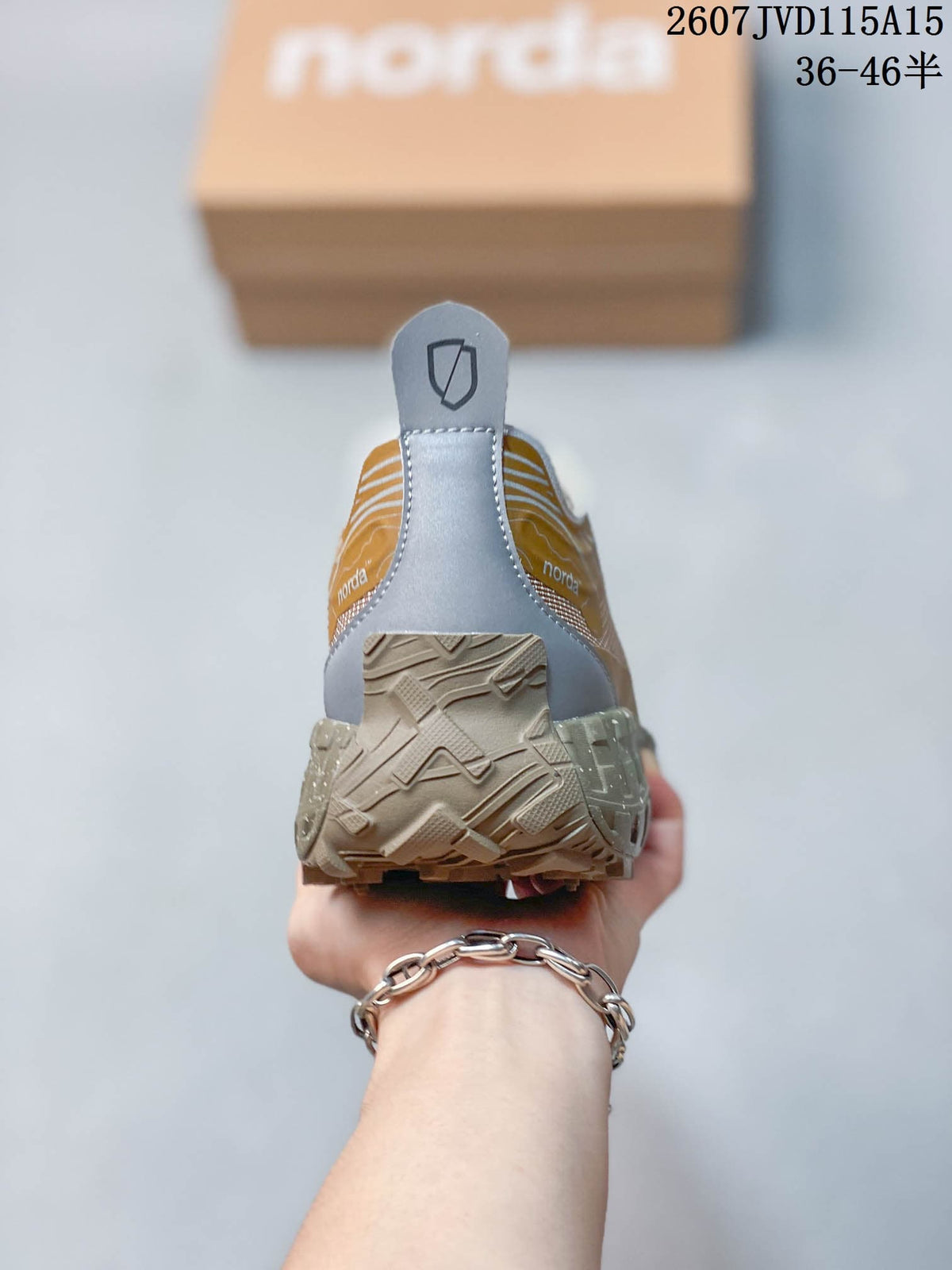 NORDA 001 G+ Trail Sneakers Mustard Gray 2607JVD115A15