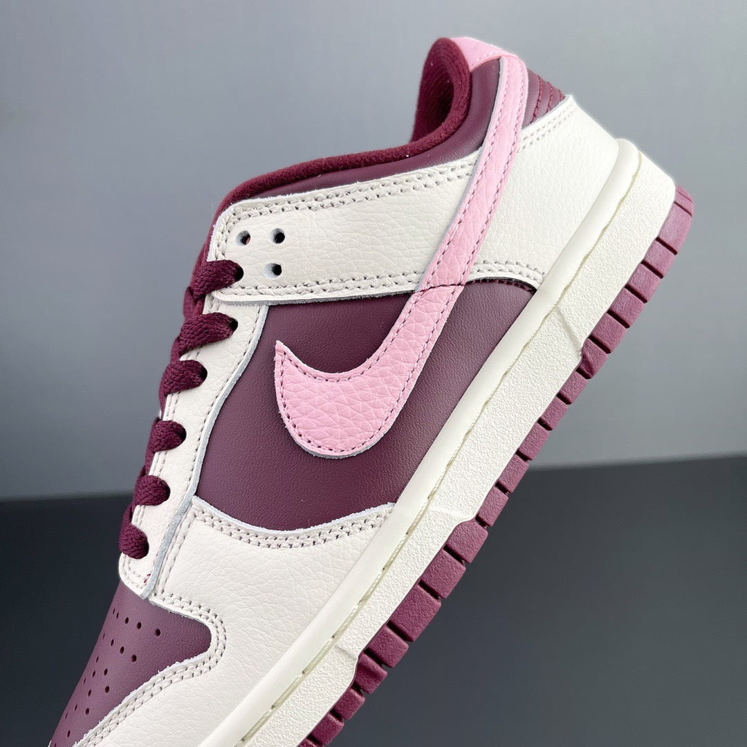 Nike Dunk Low Valentine’s Day Sneakers Burgundy Pink DR9705-100