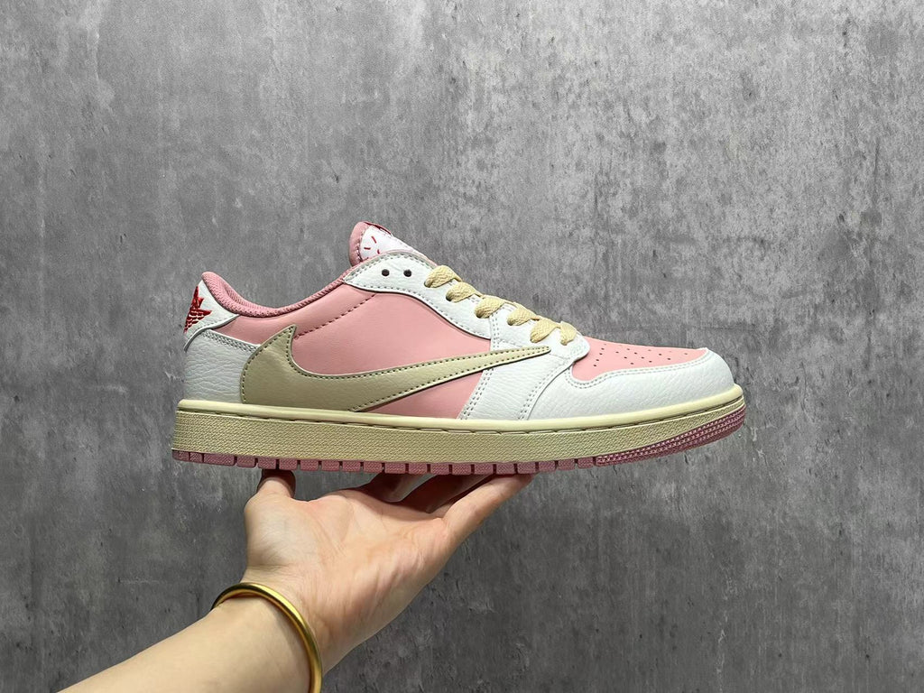Nike Air Jordan 1 Low Travis Scott Pink Sneakers