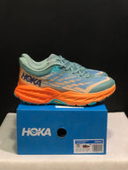 HOKA Speedgoat 5 Trail Running Shoes Blue Orange