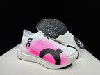 On Cloudboom Strike LS White/Pink Running Sneakers