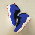 Jordan Air Jordan 10 High-Top Sneakers in Blue, Black and Red