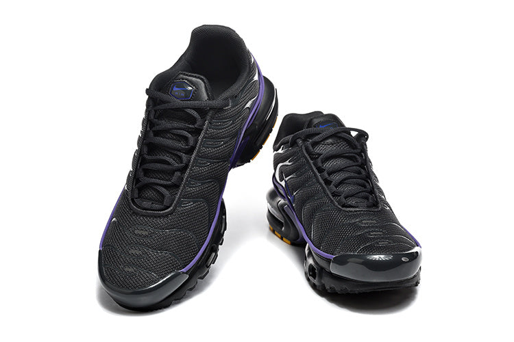Nike Air Max Plus Black and Purple Sneakers