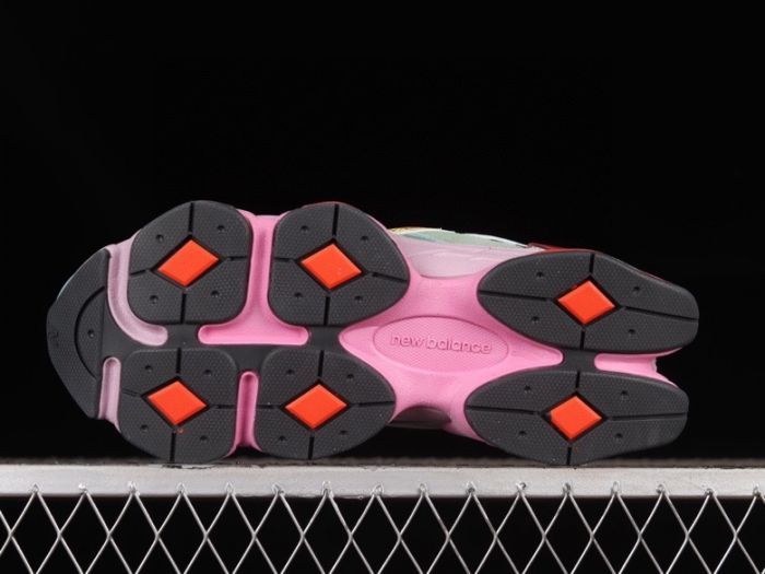 New Balance 9060 WRB Sneakers in Mint and Pink