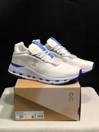 On Cloudnova 1 Sneakers, White and Blue