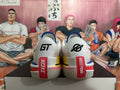 Nike GT Basketball Shoes White Blue Orange