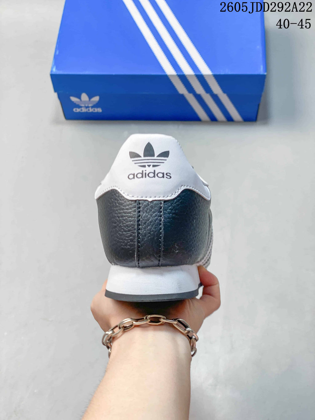 adidas Originals Samoa Sneakers Dark Gray White 675033
