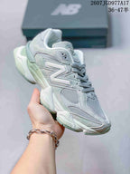 New Balance 9060 Mint Green and White Sneakers