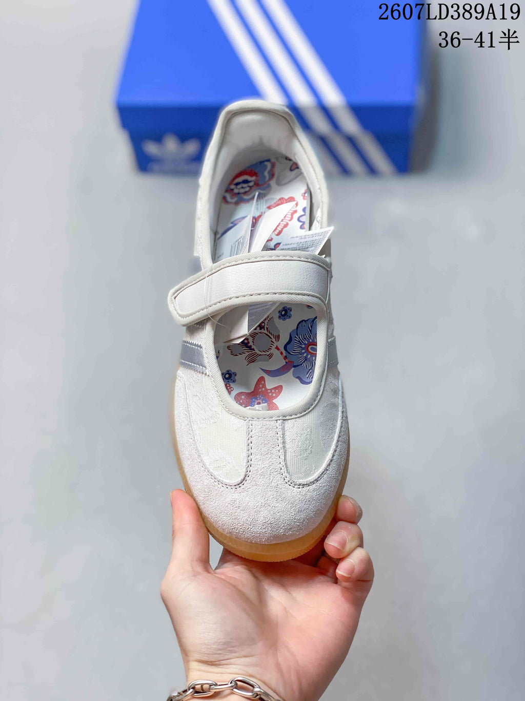 adidas Originals Samba Jane Mary Jane Sneakers White 2607LD389A19