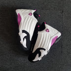 Jordan 14 Women's White Pink High-Top Sneakers
