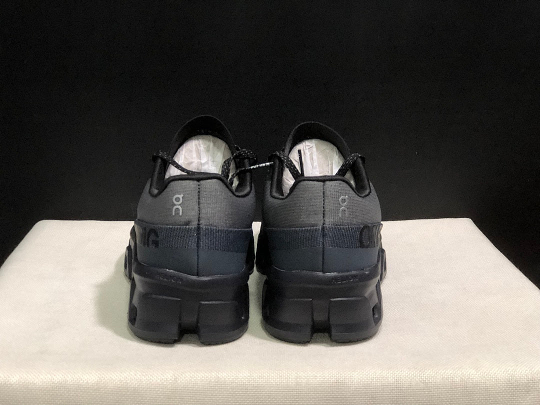 On Cloudmonster 2 Running Shoes in Gray and Black