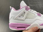 Jordan Air Jordan 4 Retro White and Pink Sneakers CT8527-116