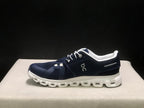 On Cloud 6 Sneakers in Navy and White